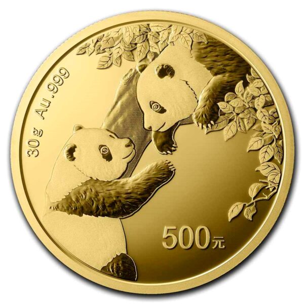 2023 30 gm. Chinese Panda Gold Coin