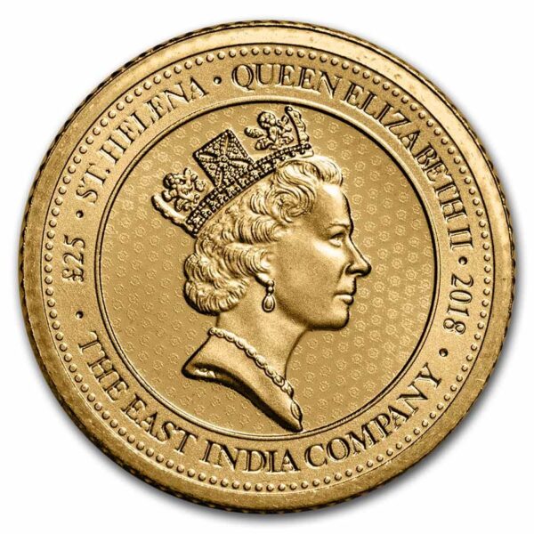 1/4 oz. St Helena Sovereign Gold Coin