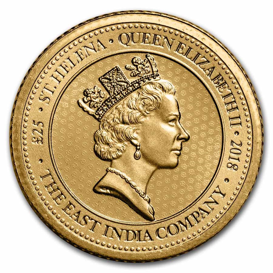 1/4 oz. St Helena Sovereign Gold Coin