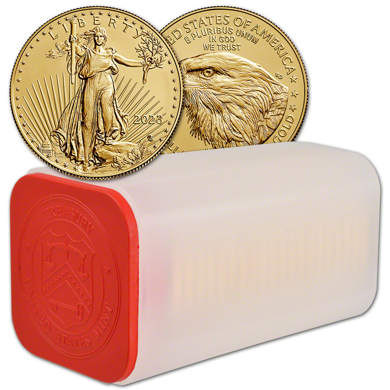 1 oz. American Eagle Gold Tube 20 Coins