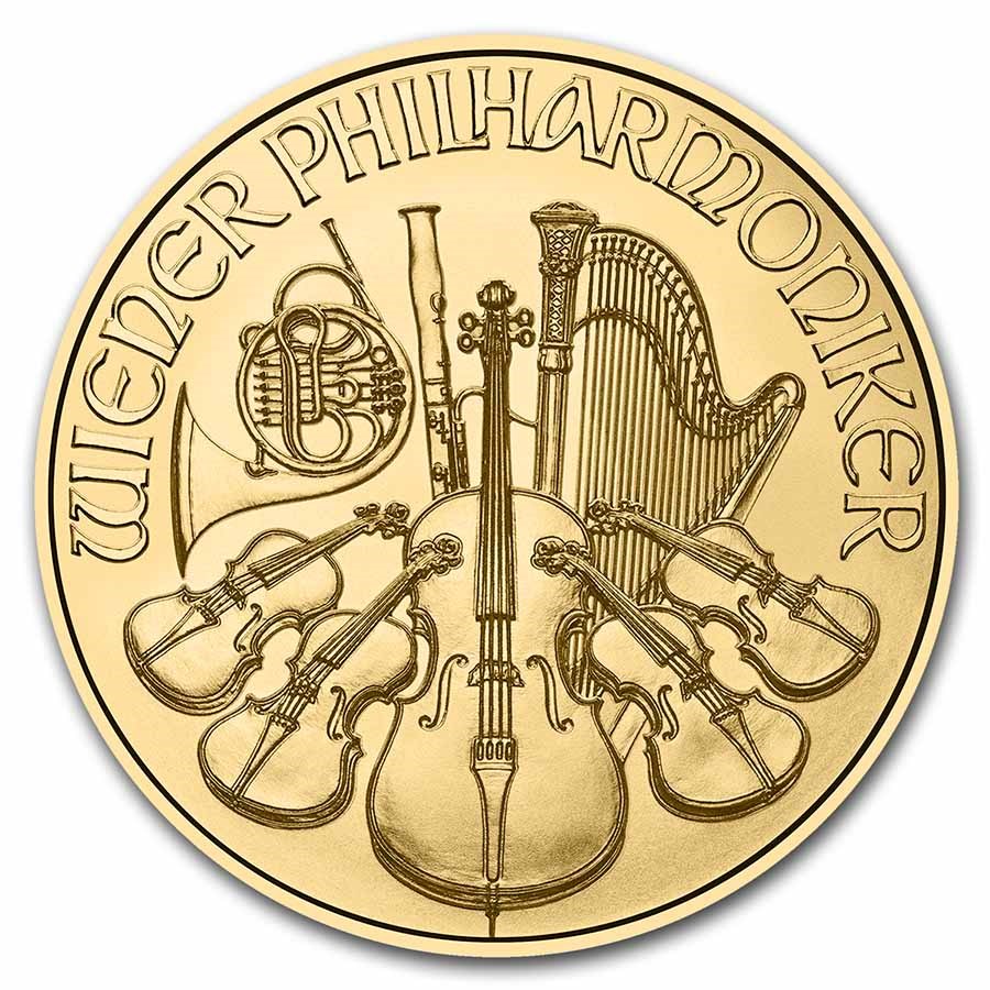 2023 1 oz. Austrian Gold Philharmonic Gold Coin
