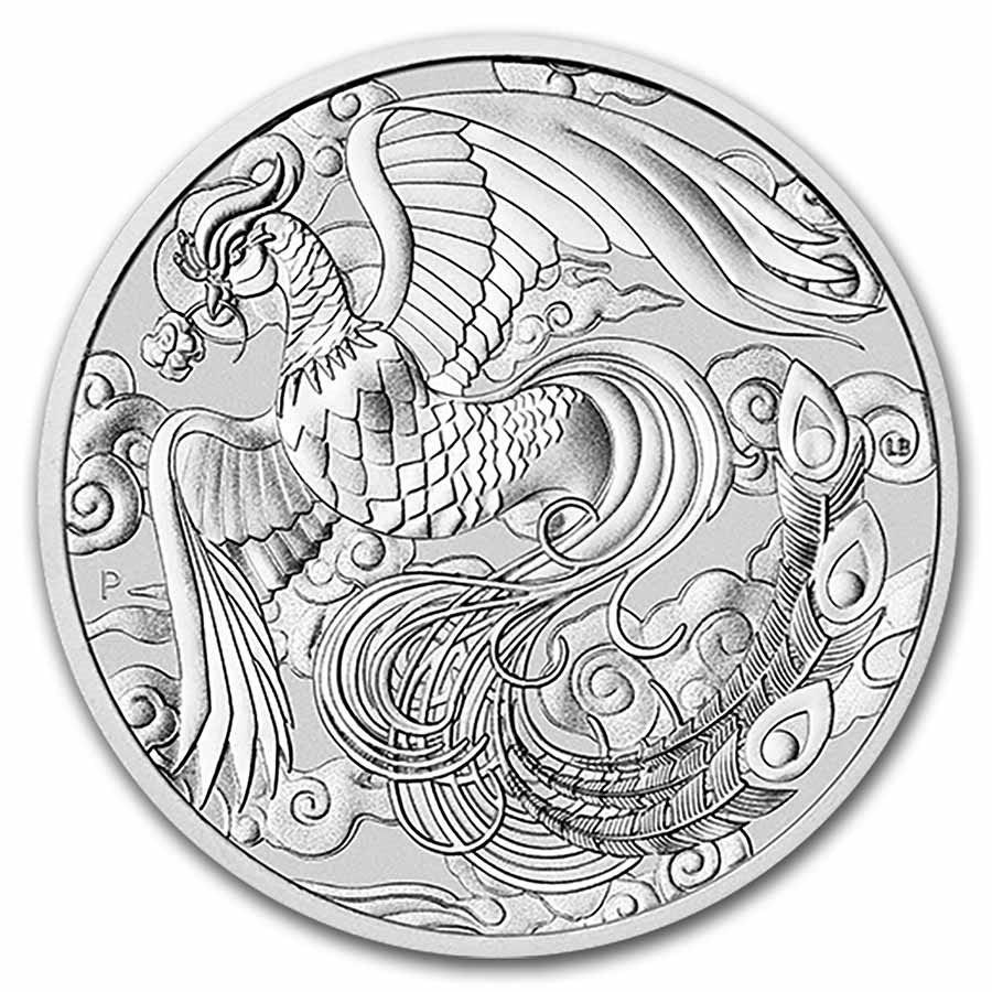 1/4 oz. Australian Mythical Creatures Phoenix Platinum Coin