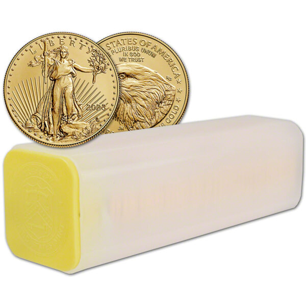 1/2 oz. American Eagle Gold Tube 40 Coins
