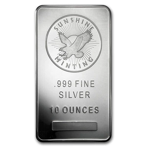10 oz Sunshine Silver Bar
