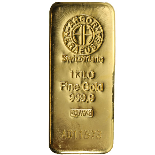 1 Kilo Argo Heraeus Gold Bar